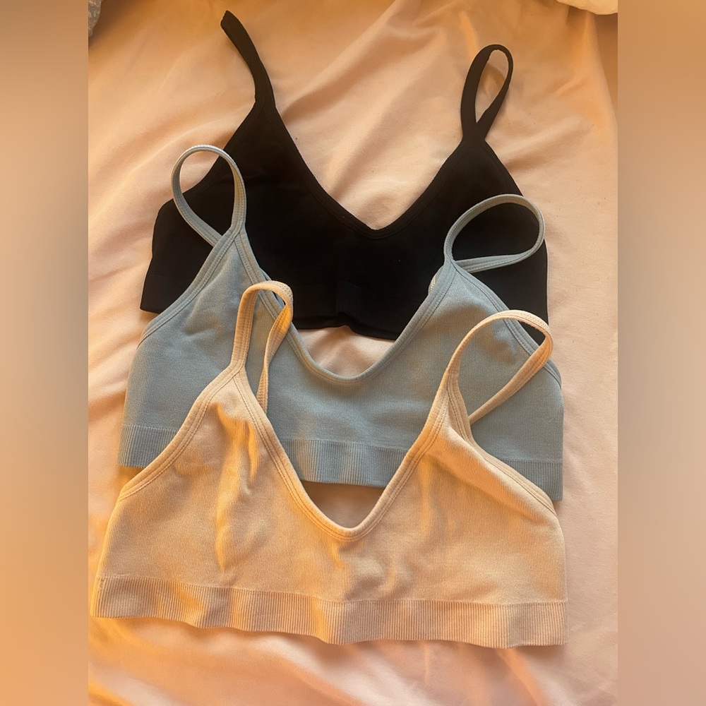 3 piece bralette set from shein